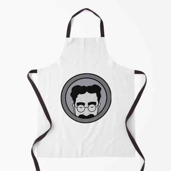 Item preview, Minimalist Vector Portrait Of Man With Glasses And Mustache In Circle designed and sold by RazaLondonn.