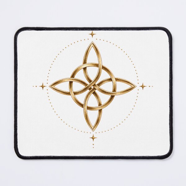 Item preview, Celestial Knot | Golden Geometric Harmony Symbol designed and sold by CalmMandala.