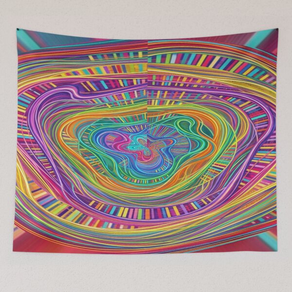 Item preview, Swirling color energy unfolds designed and sold by Sigtrix.