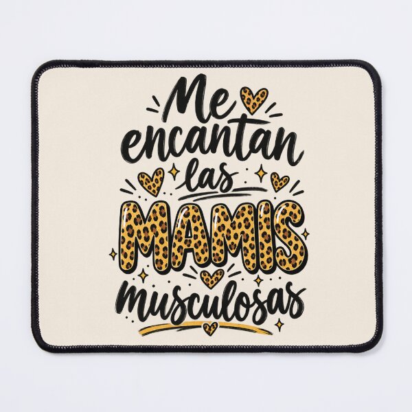 Item preview, Me Encantan Las Mamis Musculosas Leopard Print Gym Latina Muscle Mom designed and sold by Yellowriversss.