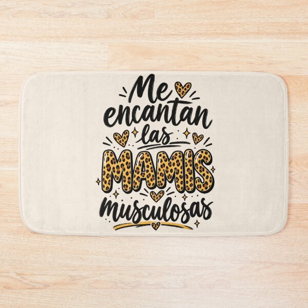 Item preview, Me Encantan Las Mamis Musculosas Leopard Print Gym Latina Muscle Mom designed and sold by Yellowriversss.
