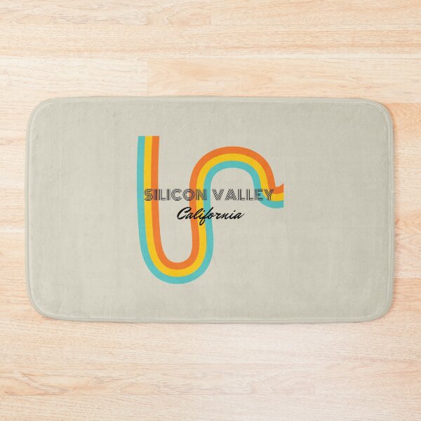 Item preview, Silicon Valley California Retro Rainbow Stripe Vintage Graphic Art designed and sold by SiliconValleyUS.