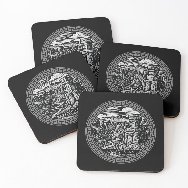 Item preview, Kazakhstan Vintage Woodcut Art designed and sold by Thistle-TShop.