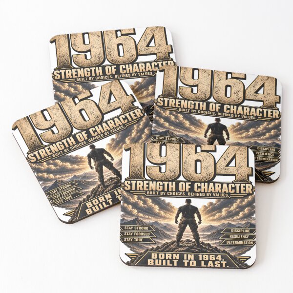 Item preview, Born in 1964 Strength of Character designed and sold by JMDG Studio.