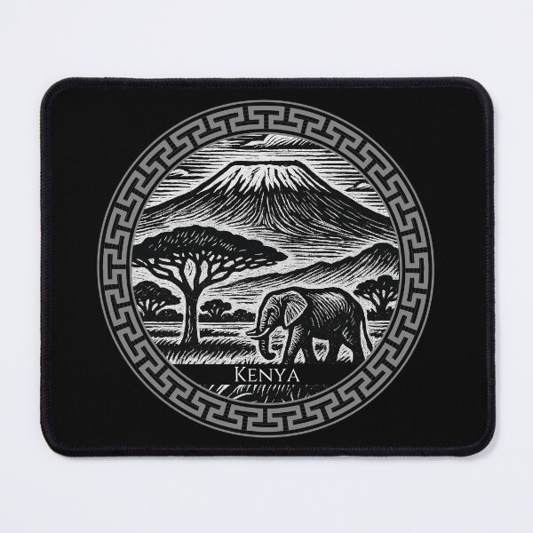 Item preview, Kenya Vintage Woodcut Art designed and sold by Thistle-TShop.