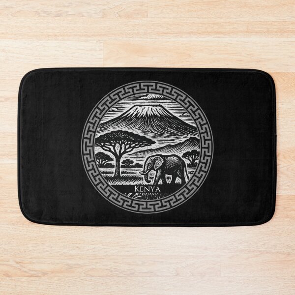 Item preview, Kenya Vintage Woodcut Art designed and sold by Thistle-TShop.