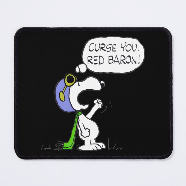 Item preview, Curse You, Red Baron! Snoopy Aviator Design ⭐⭐⭐⭐⭐ designed and sold by smileSeries.