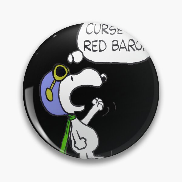 Item preview, Curse You, Red Baron! Snoopy Aviator Design ⭐⭐⭐⭐⭐ designed and sold by smileSeries.