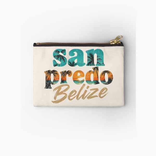 Item preview, San Pedro Belize Retro Tropical Beach Sunset Palm Tree Vacation Souvenir designed and sold by Yellowriversss.