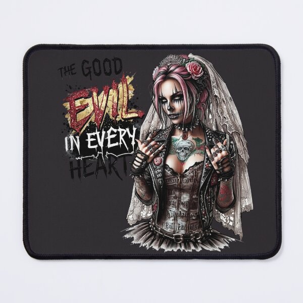Item preview, Evil Heart Bride Leather Jacket designed and sold by Voodoo Store Paranormal Collections.