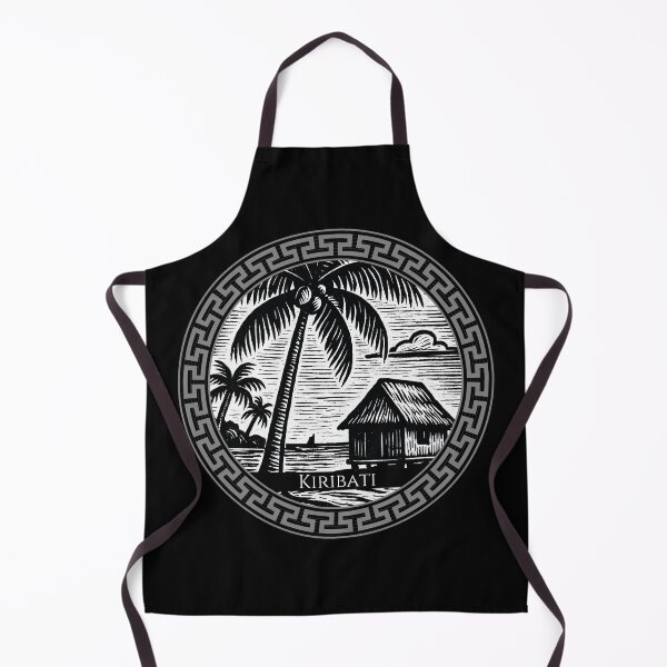 Item preview, Kiribati Vintage Woodcut Art designed and sold by Thistle-TShop.