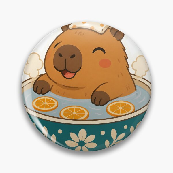 Item preview, Cozy Capybara Tea Soak designed and sold by LuckyStore4.