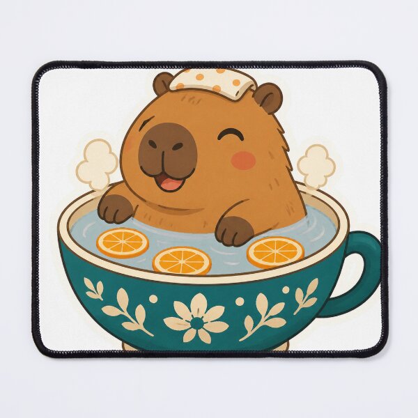 Item preview, Cozy Capybara Tea Soak designed and sold by LuckyStore4.