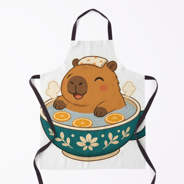 Item preview, Cozy Capybara Tea Soak designed and sold by LuckyStore4.