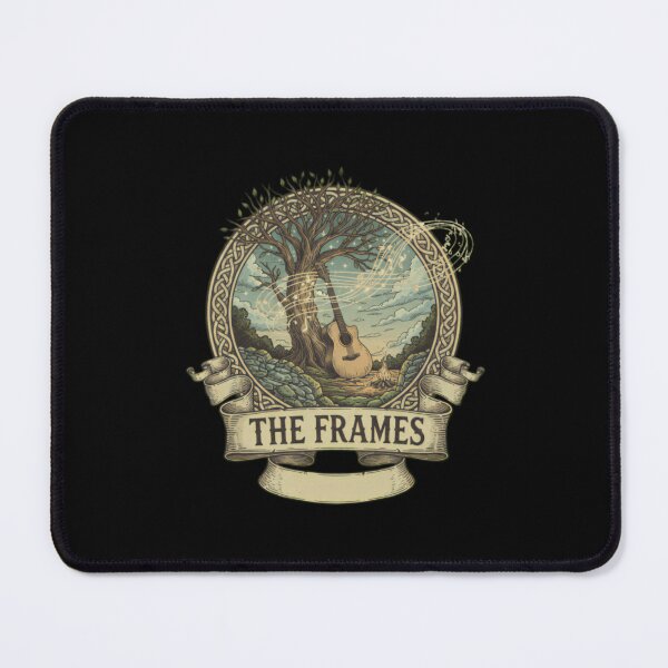Item preview, The Frames Acoustic Guitar Tree Logo - Irish Indie Folk Fan Art designed and sold by RuthesHenson.