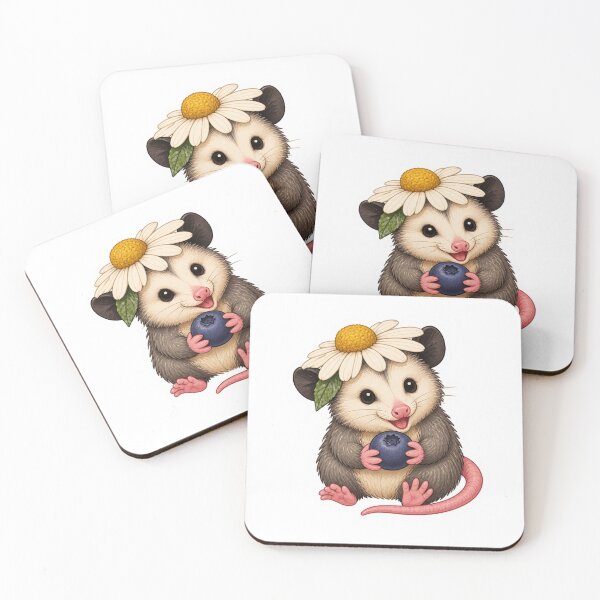 Item preview, Daisy Hat Opossum designed and sold by LuckyStore4.