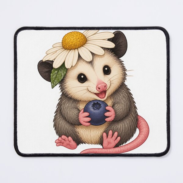 Item preview, Daisy Hat Opossum designed and sold by LuckyStore4.