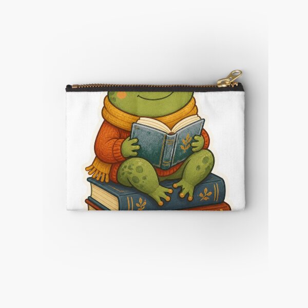 Item preview, Cozy Bookish Frog designed and sold by LuckyStore4.