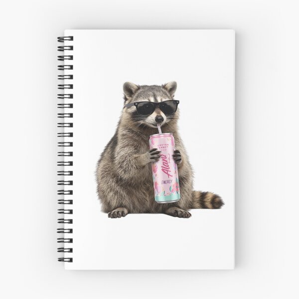 Item preview, Cool Raccoon Drinking Energy Drink Sunglasses Funny Trash Panda Caffeine Lover designed and sold by raedattia.