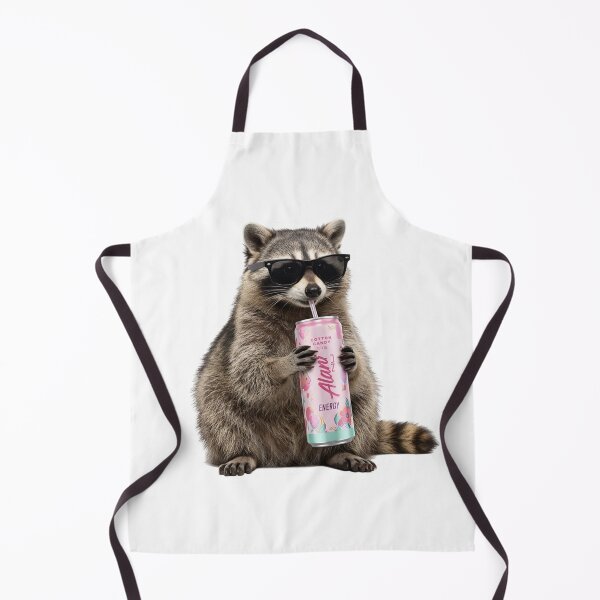 Item preview, Cool Raccoon Drinking Energy Drink Sunglasses Funny Trash Panda Caffeine Lover designed and sold by raedattia.