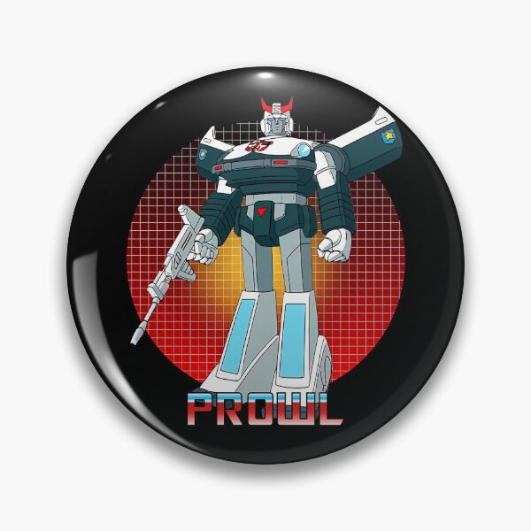 Item preview, Police Robot Warrior Standing Against Grid Circle designed and sold by onpassive7.