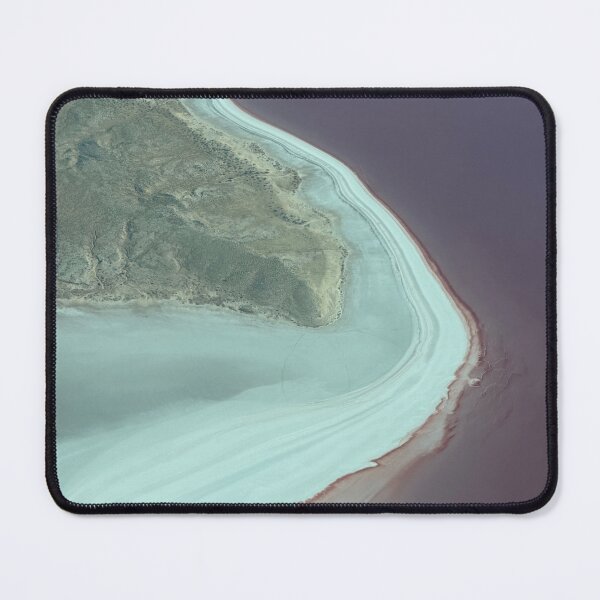 Item preview, Purple Waters of Lake Eyre — Aerial Shoreline Patterns, South Australia designed and sold by BushPilotLens.