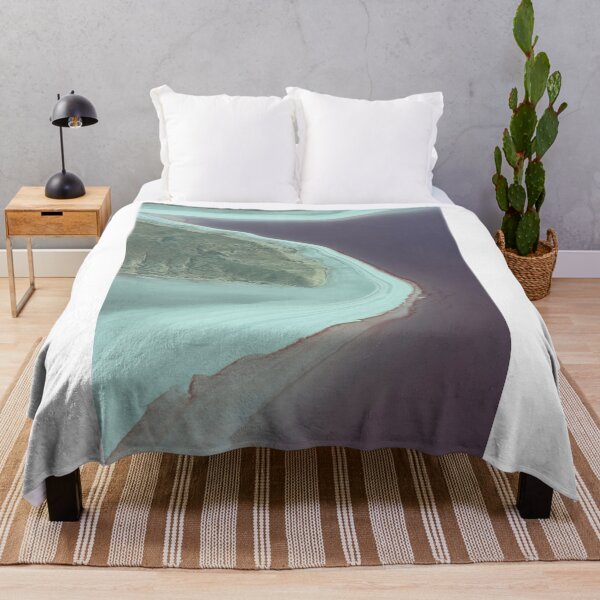 Item preview, Purple Waters of Lake Eyre — Aerial Shoreline Patterns, South Australia designed and sold by BushPilotLens.