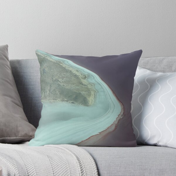 Item preview, Purple Waters of Lake Eyre — Aerial Shoreline Patterns, South Australia designed and sold by BushPilotLens.