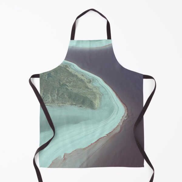 Item preview, Purple Waters of Lake Eyre — Aerial Shoreline Patterns, South Australia designed and sold by BushPilotLens.
