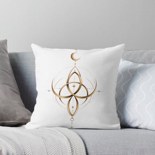 Item preview, Eternal Moon | Golden Celestial Geometric Symbol designed and sold by CalmMandala.