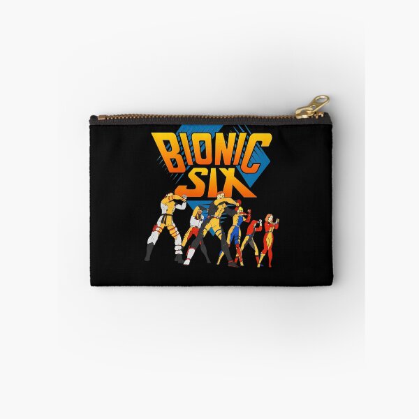 Item preview, Team Of Bionic Heroes Striking Action Poses designed and sold by onpassive7.
