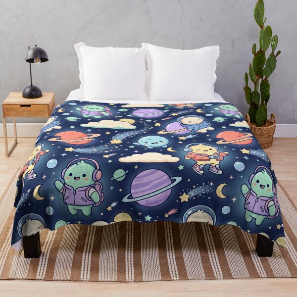 Item preview, Pocket Planet Pals | Cute Cartoon Space Seamless Pattern | Gen Z Unisex Aesthetic designed and sold by AP Digi Store.