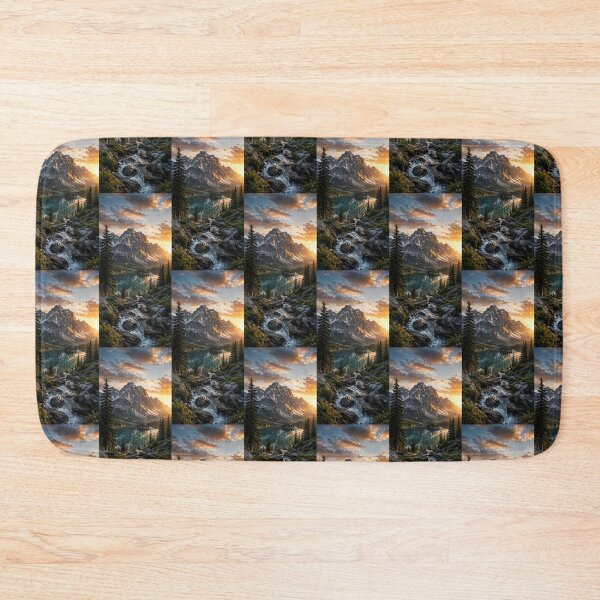 Item preview, Mountain Lake Nature Phone Case – Realistic Alpine Wilderness Landscape designed and sold by Coverify.