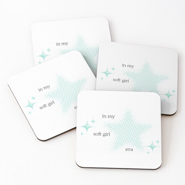 Item preview, cute y2k pixel korean style soft girl era turquoise mint star designed and sold by temptedd.