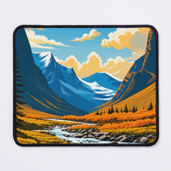 Item preview, Kungsleden Sweden Mountain River designed and sold by NordenPosters.