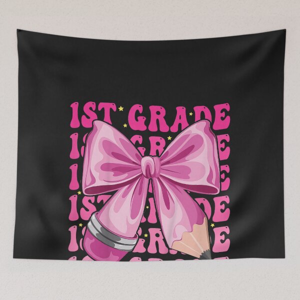 Item preview, 1st Grade Girls Coquette Bow Back to School First Grade designed and sold by CriseldaBruning.