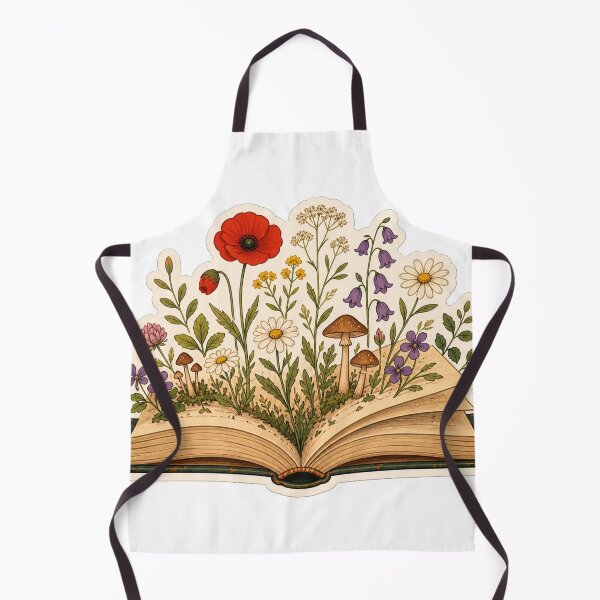 Item preview, Wildflowers Growing From Book designed and sold by LuckyStore4.