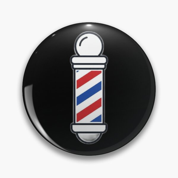 Item preview, Classic Barber Pole Minimalist Vector Icon Art designed and sold by Barber MD Culture.