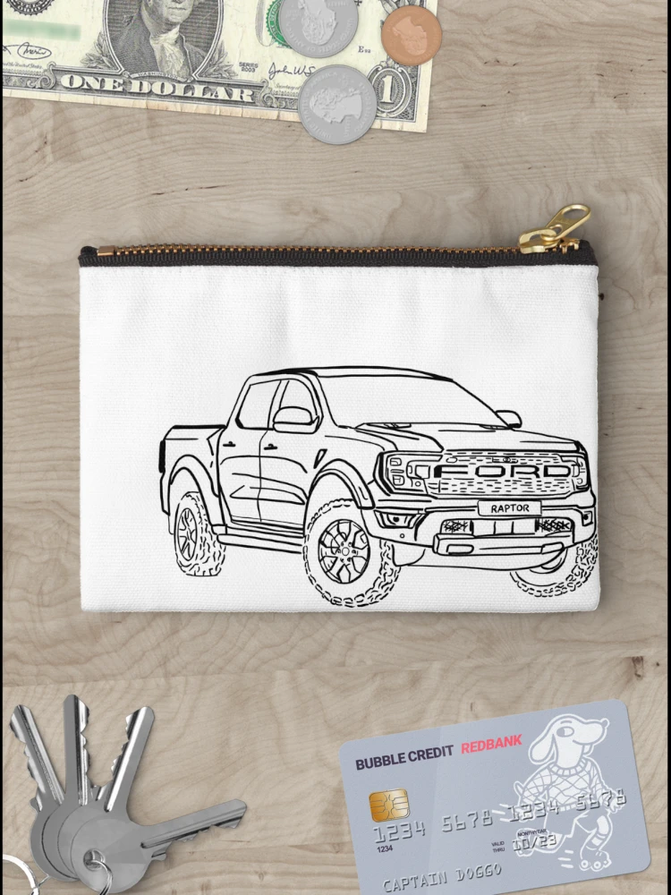 Thumbnail 3 of 4, Zipper Pouch, Ford Ranger Raptor designed and sold by Aurealis.