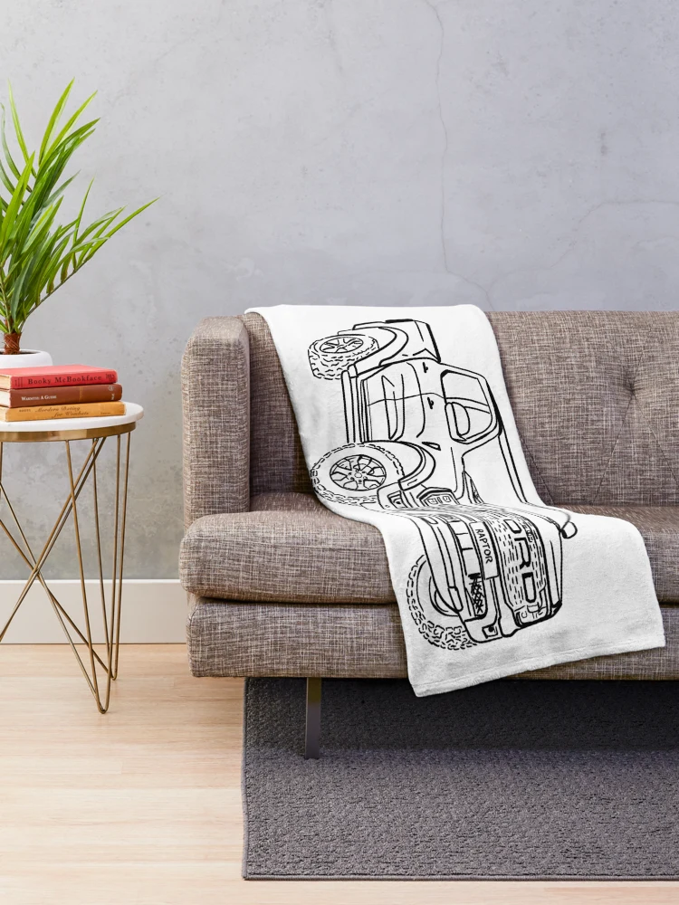 Thumbnail 2 of 6, Throw Blanket, Ford Ranger Raptor designed and sold by Aurealis.