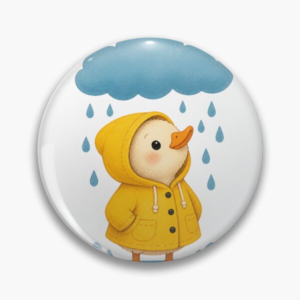 Item preview, Duck in Yellow Raincoat designed and sold by LuckyStore4.
