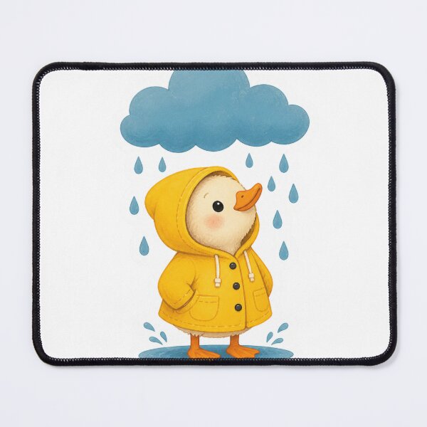 Item preview, Duck in Yellow Raincoat designed and sold by LuckyStore4.