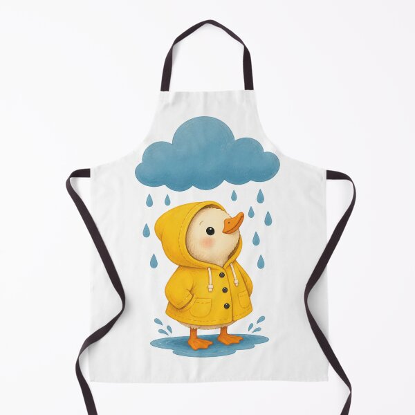 Item preview, Duck in Yellow Raincoat designed and sold by LuckyStore4.