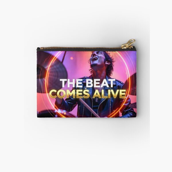 Item preview, The Beat Comes Alive Concert Poster: 3D Lenticular Drummer Hands Canvas designed and sold by Creative-RE.