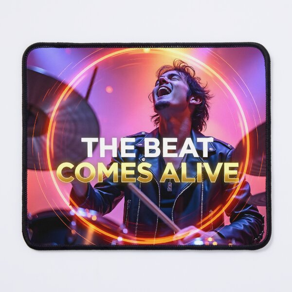 Item preview, The Beat Comes Alive Concert Poster: 3D Lenticular Drummer Hands Canvas designed and sold by Creative-RE.