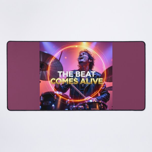 Item preview, The Beat Comes Alive Concert Poster: 3D Lenticular Drummer Hands Canvas designed and sold by Creative-RE.