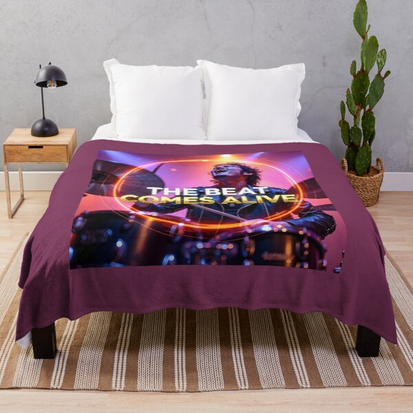 Item preview, The Beat Comes Alive Concert Poster: 3D Lenticular Drummer Hands Canvas designed and sold by Creative-RE.