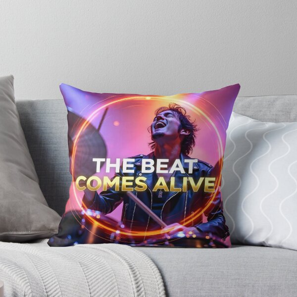 Item preview, The Beat Comes Alive Concert Poster: 3D Lenticular Drummer Hands Canvas designed and sold by Creative-RE.