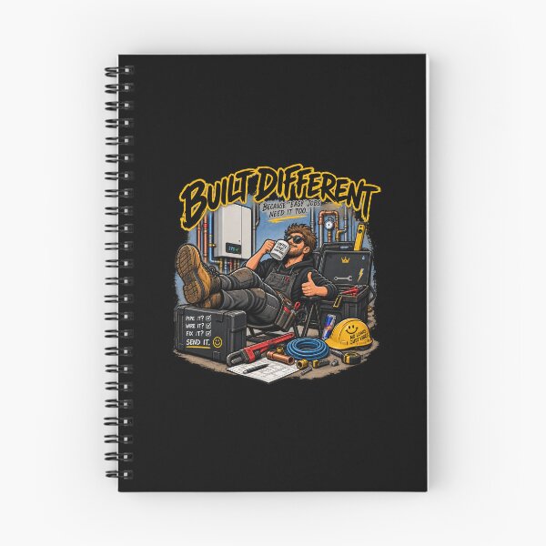 Item preview, Built Different Tradesman Comic Art designed and sold by CrestlineDesign.