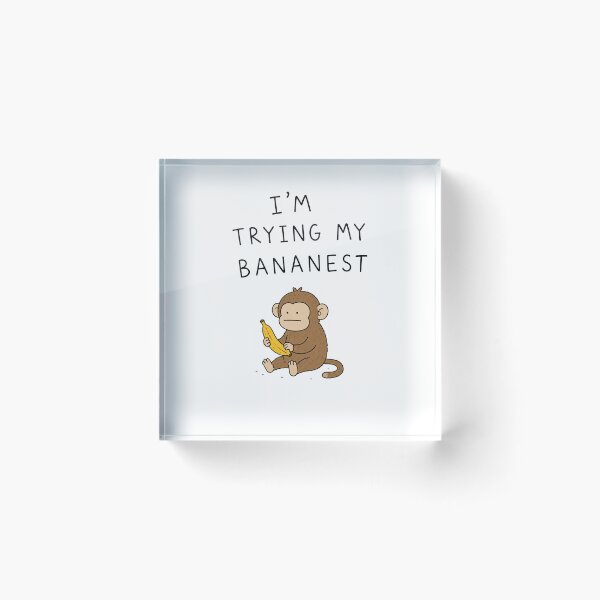 Item preview, Funny Monkey Eating A Banana designed and sold by MonkiFlipp.